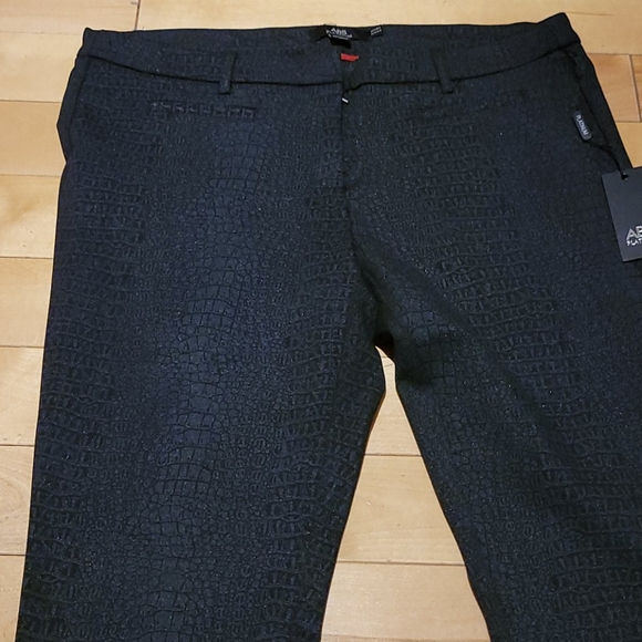 ABS Platinum Snakeskin Skinny pants size 14 - Picture 2 of 7